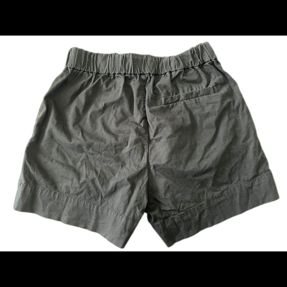 NWOT Everlane Easy Shorts 6 Black Elastic Waist Pull On Pockets Organic Cotton - Picture 3 of 11